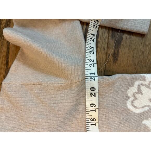 joie 2pc Sweater and skirt set tan boho cottage minialist size medium NWT - Picture 9 of 11